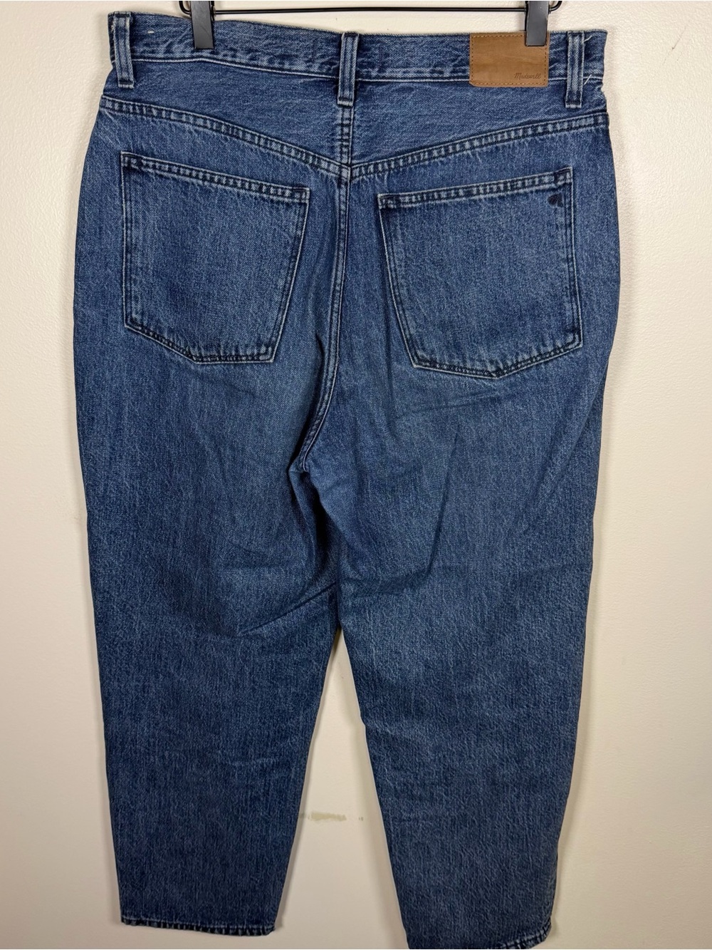 Madewell Balloon Jeans Size 29 Barrel Wide Leg Seamed Denim Blue Casual Boho - Picture 4 of 8